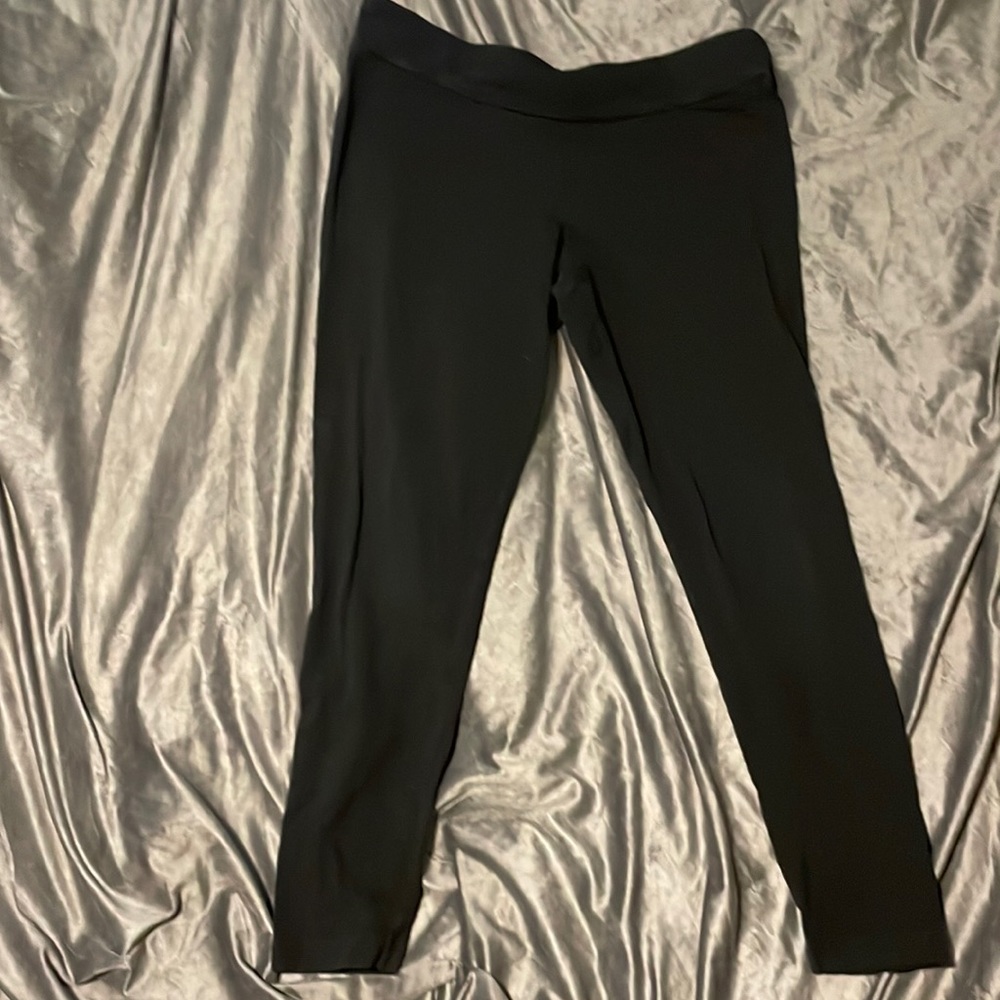 Black leggings-decently worn-size L